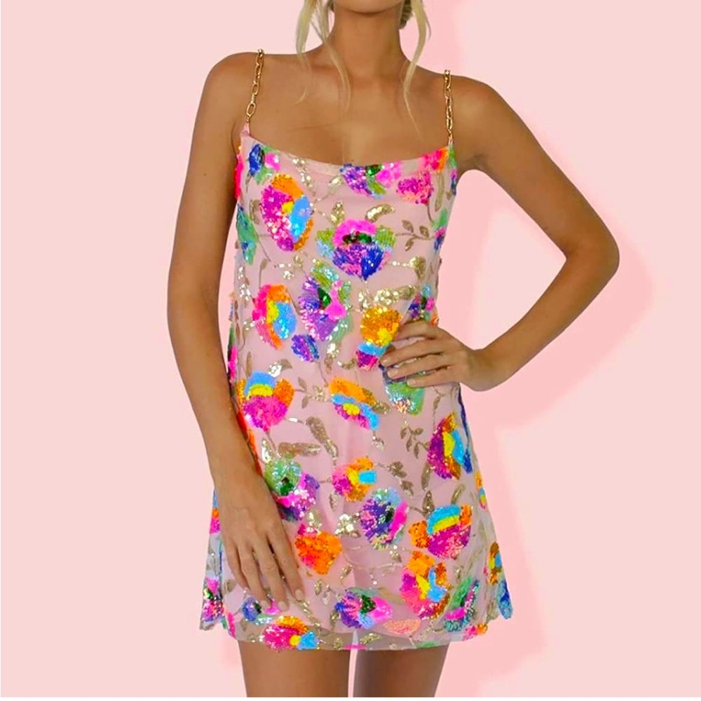 Women’s sequin dress, Sparkly Cocktail Dress, Size M